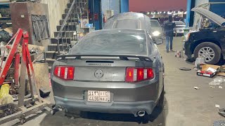 مستمر في تجديد فورد موستنق V8 احد المتابعين عنده كل القطع ❤️🐎