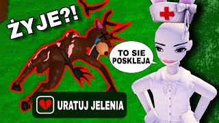 RATUJĘ OPĘTANEGO JELENIA W 99 NOCY W LESIE