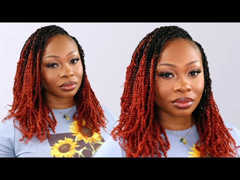 Easy DIY Crotchet Twist using Kinky V.BULK hair from QVR Hair