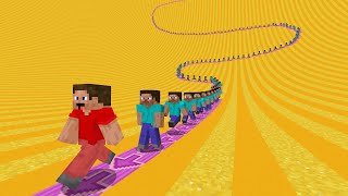 I Made Players Race 100,000 Blocks