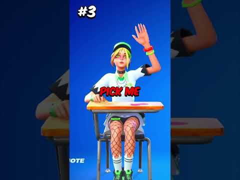 The Least Used Emotes!