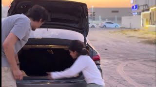 طفله تختبئ داخل صندوق السيارة ولكن لن تصدق ماذا كان السبب!