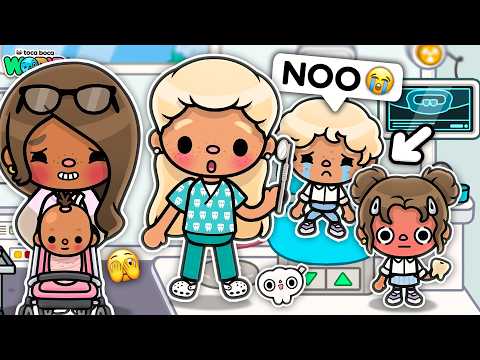 THE TWINS HAVE A CAVITY 😭 *WE WENT TO THE DENTIST* (EP 18) | Toca Life World Family RP 🌍