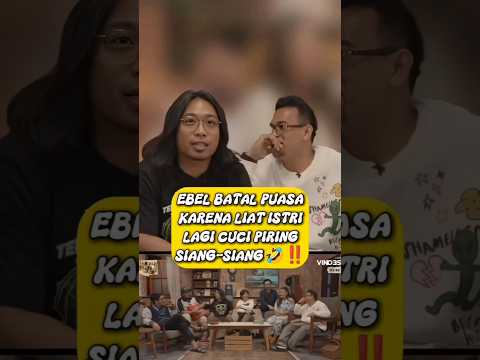 BATAL PUASA GARA² ISTRI CUCI PIRING SIANG SIANG🤣‼️