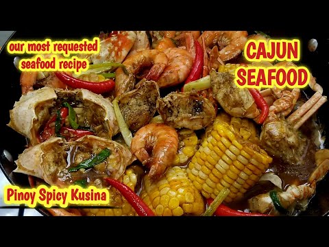 Chili Garlic Seafood with Cajun Sauce Recipe