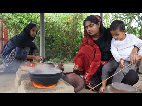 বৃষ্টি ভেজা দুপুরে তারার কি খেতে মন চাইছে | Village life with Shampa