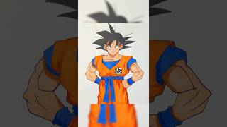 DRAWING Goku Base Form #shorts #dragonball #goku #manga #drawing