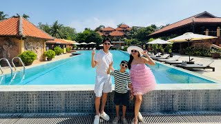 Poshanu Resort Phan Thiết. Phòng rộng rãi, kiến trúc Chăm Pa độc đáo, không gian xanh mát gần gũi