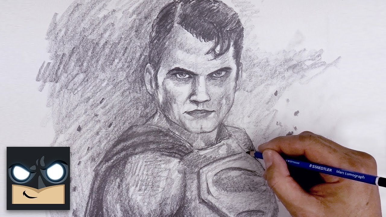 How To Draw Superman - Sketch Tutorial