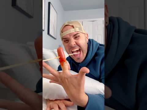 Monster sausage finger prank 🤣👻🍅 #shorts