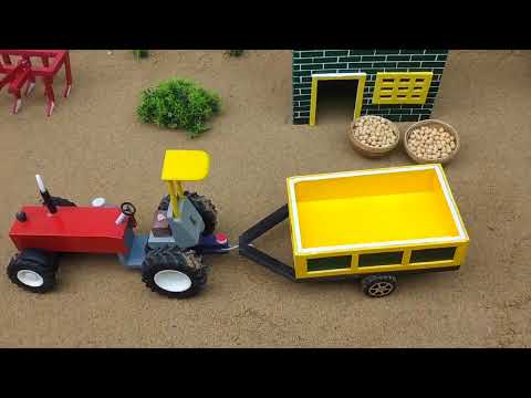 top most creative science project | mini tractor cultivation for tomato