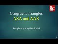 Proving Triangle Congruence with ASA and AAS Theorems