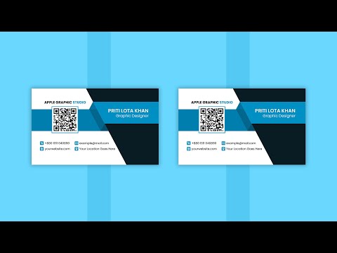 3D Business Card Design | Photoshop Tutorial