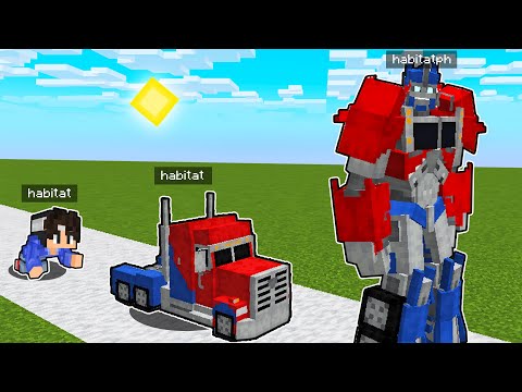 Birth to Transformers in Minecraft