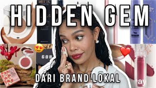 HIDDEN GEM DARI LOKAL BRAND?? Cobain makeup yg gak terkenal! Kusuma, MUAQ, Upmost, Justmiss, Rayme