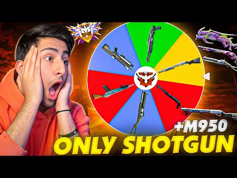 Shotgun Wheel Only😱+ New M950 Shotgun😍1 Vs 4 [A_s Gaming] - Free Fire India