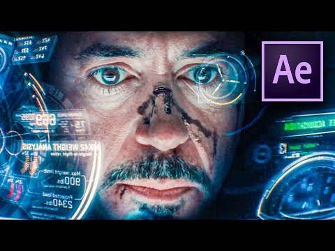 IRON MAN HUD EFFECT in After Effects (Tutorial)