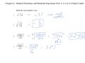 Radical Functions and Simplification Concepts