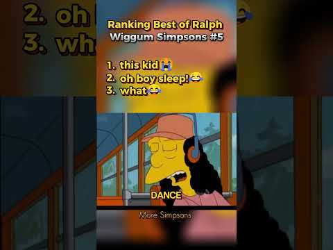 Ranking Best of Ralph Wiggum Simpsons #5