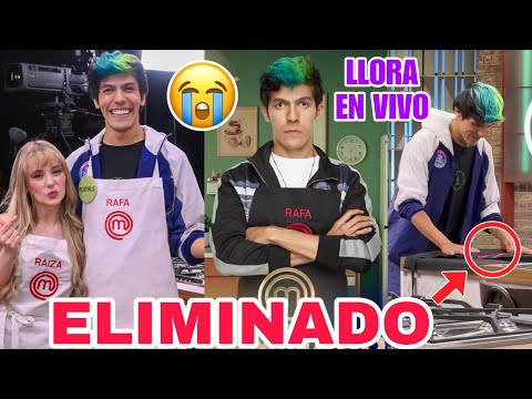 RAFA ELIMINADO MASTERCHEF CELEBRITY 😭 UTILIZÓ COLORANTE 🥑