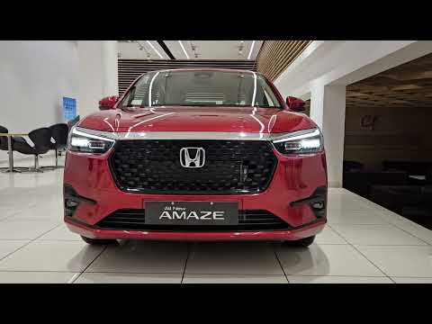 2025 Honda Amaze Launched | Radiant Red | Exterior & Interior | New Lights, Front Look & Rear Look