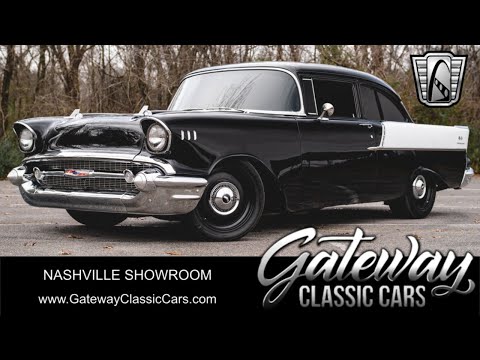 1957 Chevrolet Bel Air Black Widow Tribute, Gateway Classic Cars - Nashville, #2151-NSH