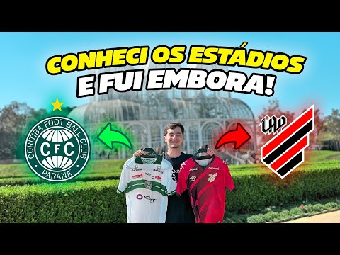 Fui pra CURITIBA só pra CONHECER os ESTÁDIOS e IR EMBORA!