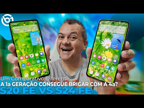 Galaxy S20 FE VS Galaxy S24 FE | Comparando a 1ª com a 4ª  Geração! S20 FE ainda faz bonito?