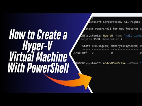 How to Create a Hyper V Virtual Machine With PowerShell