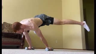 Dude does a straddle planche