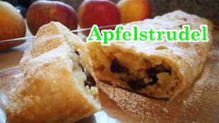 Schnell gemachter Apfelstrudel 🍎