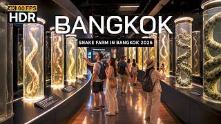 🇹🇭 4K HDR | Bangkok Snake Zoo 2026 🐍 One of the world's most amazing snake farms!