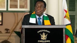 YouTube video thumbnail:  President Mnangagwa Highlights Economic Gains, Warns of Drought Risk in Zimbabwe 