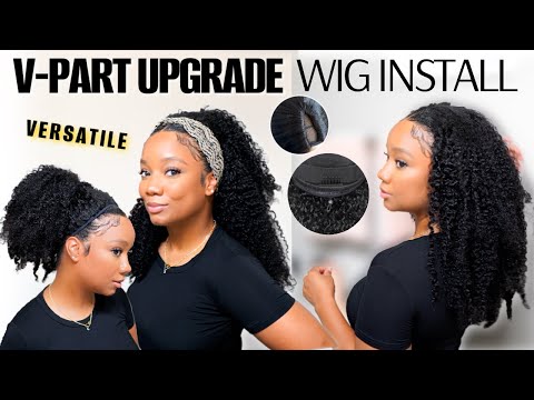 GAME CHANGER🔥New V-PART Upgrade!!Drawstring&EasiContour&Magic V-line | UNice Hair