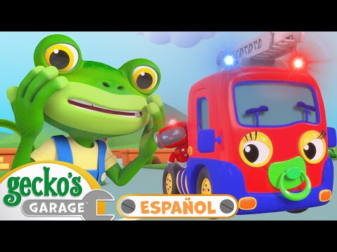 Bebé Camión apaga el fuego ️‍🔥| 🐸 Garaje de Gecko | Carros para niños | Vídeos educativos