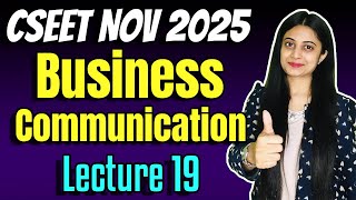 FREE CSEET Business Communication Video Lectures | Lecture 20 | CSEET Classes Nov 2025