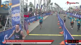 Surf City Marathon 2024 finish