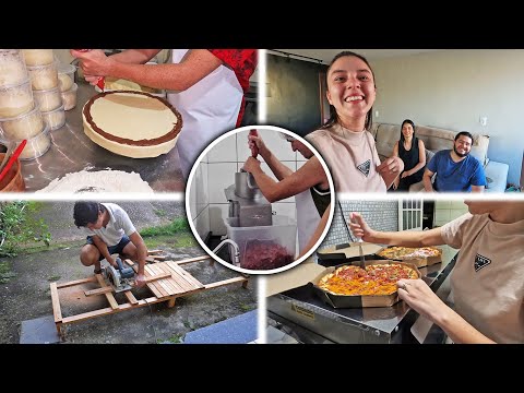 TRABALHANDO MUITO PELO NOSSO SONHO | INSCRITOS VIERAM COMER DAS PIZZAS