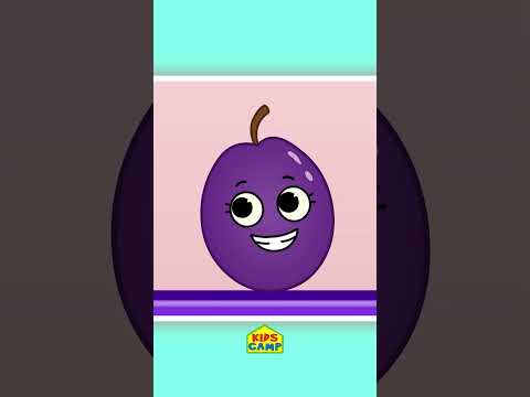 10 Fruits Rolling on the Shelf! 🍇🍎 Fruits Song for Kids #shorts #kidssong #abclearningclub