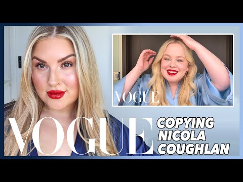 FOLLOWING Nicola Coughlan Face Sculpting & Glossy Red Lip 🎥 Vogue Recreation