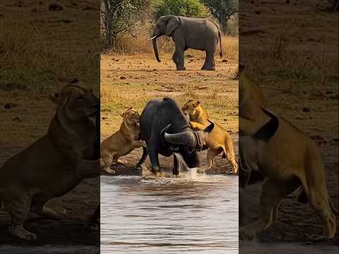 Tiger Attacks Elephant 😱 | Wild Animal Fight Caught on Camera