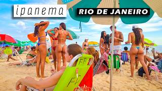 Walking in Ipanema Beach 🇧🇷 Brazil — Rio de Janeiro — 2025 【 4K UHD 】