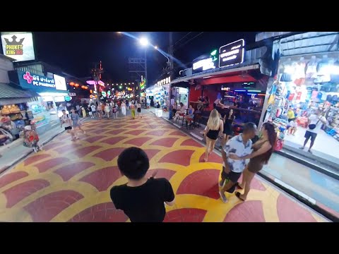 Experience The Vibrant Bangla Road In Phuket, Thailand(360 CAM)