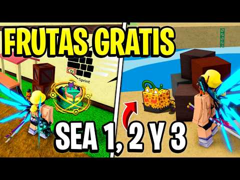Ubicaciones SECRETAS para Conseguir FRUTAS GRATIS en Blox Fruits 🍎 (Sea 1, Sea 2 y Sea 3)