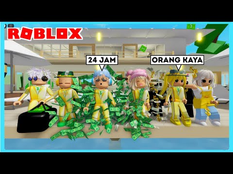 24 Jam Bo Dan Caca Jadi Orang Kaya Di Roblox Brookhaven ft @Shasyaalala
