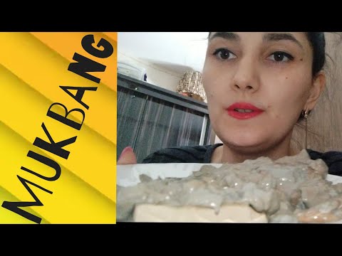 MUKBANG! Паста с печеньем. Pasta with cookies.