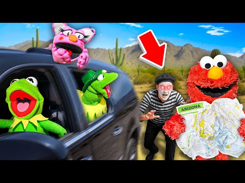 Kermit The Frog and Elmo's CRAZIEST Road Trip Ever!