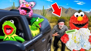 Kermit The Frog and Elmo's CRAZIEST Road Trip Ever!