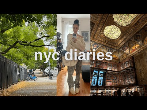 cozy fall days in nyc | libraries, lots of coffee, trader joe’s & more