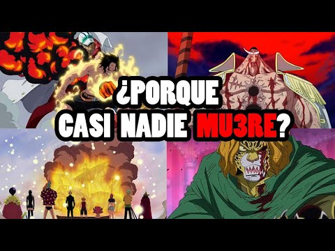 ¿PORQUE NADIE MU3RE EN ONE PIECE?